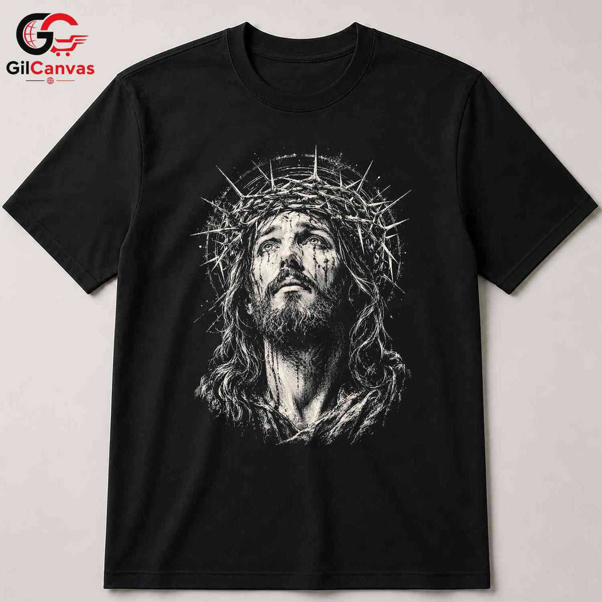 Easter Christ Portrait Shirt Faith Based Religious Apparel Men Women Apparel