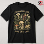 Edible Plant Skull Graphic T-Shirt Nature Lover Gift Unisex Halloween Apparel