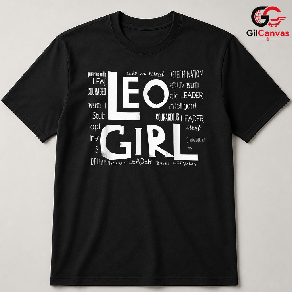 Empowering Leo Girl T-Shirt Unisex Astrology Zodiac Fan Birthday Gift Idea