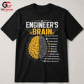 Engineer Brain Science T-Shirt Unisex Gift For Engineering Lovers Graphic Shirt