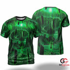 Ethereal Landscape 3D T-Shirt, Unisex Gaming Graphic Tee Gift For Halloween