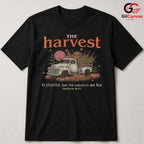 Faith Harvest Truck T-Shirt Unisex Vintage Pumpkin Thanksgiving Autumn Gift