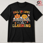 Fall Learning Character T-Shirt Unisex Cute Autumn Educational Gift For Kids