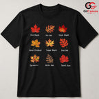 Fall Leaves Nature Season Tee Unisex Perfect Cozy Autumn Gift For All Ages