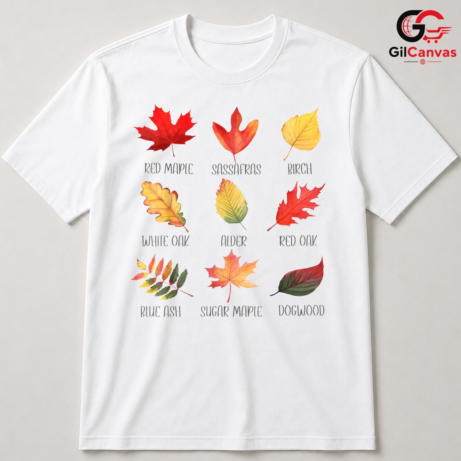 Fall Leaves Nature T-Shirt Unisex Perfect Autumn Season Gift For All Ages