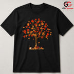 Fall Tree Nature Lover T-Shirt Unisex Cozy Autumn Seasonal Gift Kids Adults