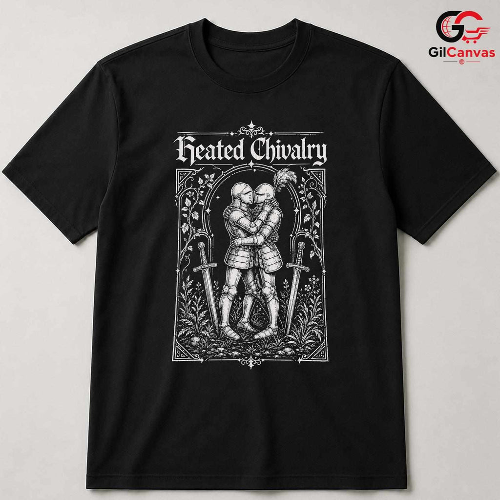 Fantasy Knight Chivalry T-Shirt Medieval Art Fan Gift Unisex Graphic Apparel