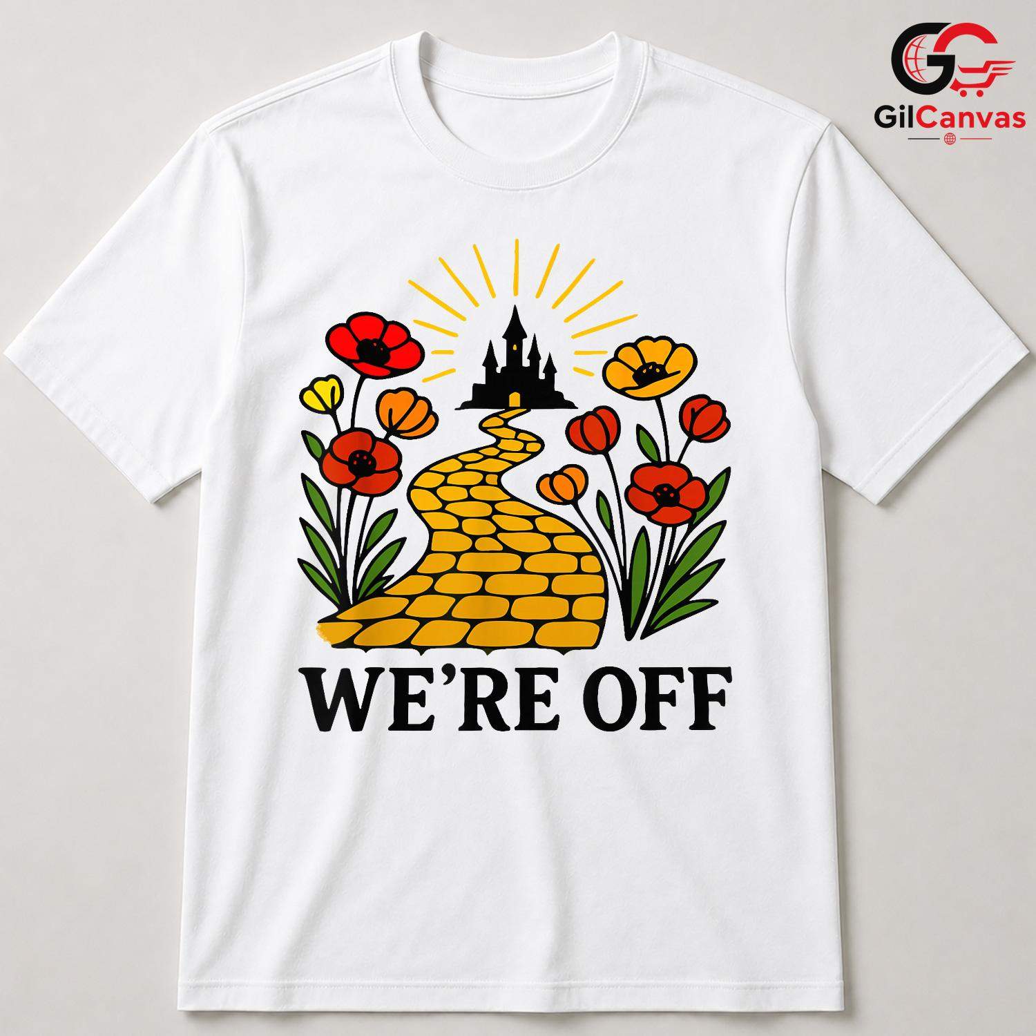 Fantasy Yellow Road Magic Tee Shirt Unisex Emerald City Journey Gift For Fans