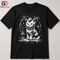 Festive Cute Cat T-Shirt Men Women Animal Lover Festival Casual Apparel Graphic