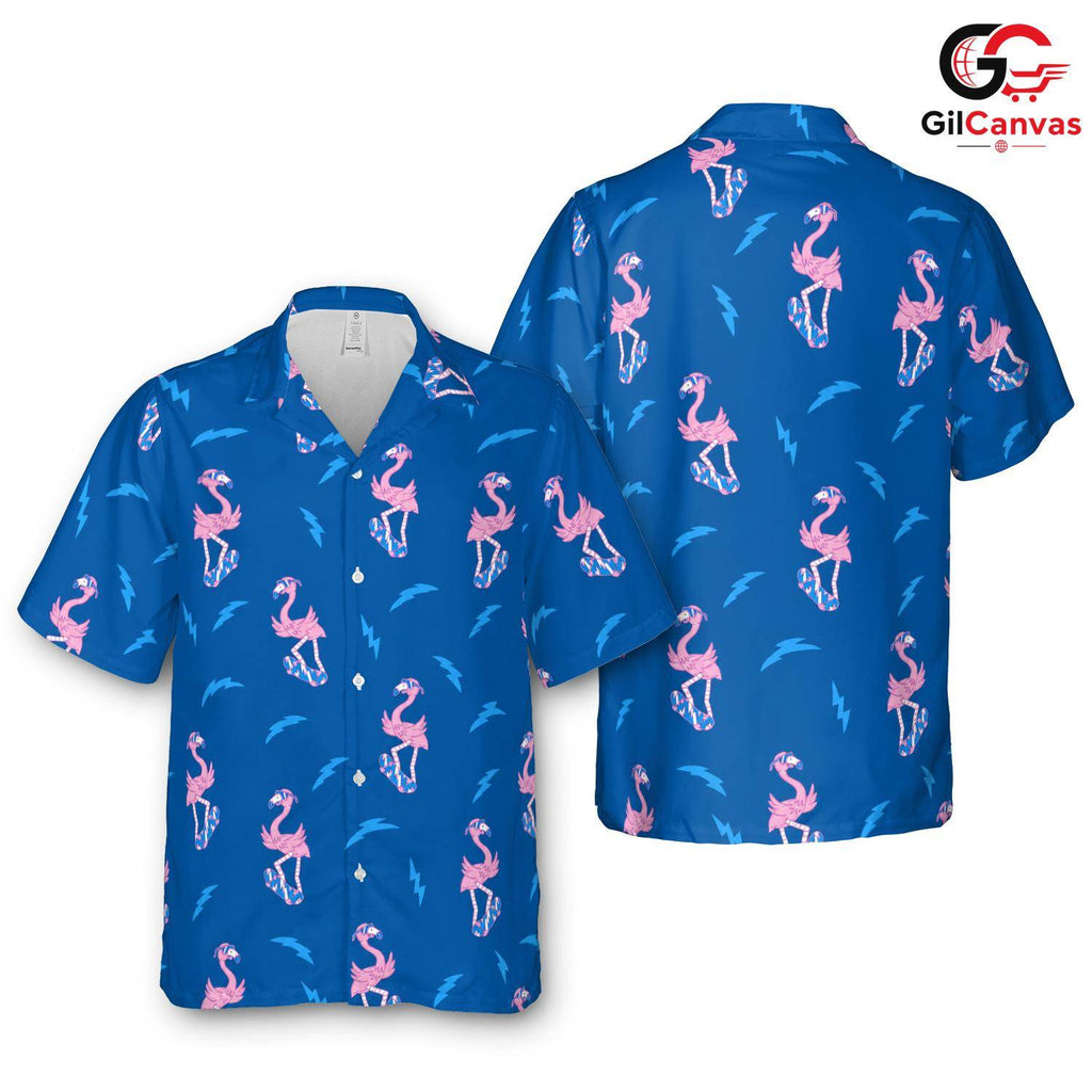 Flamingo Tropical Shirt Men, Fun Summer Gatherings & Beach Vacation Vibes