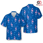 Flamingo Tropical Shirt Men, Fun Summer Gatherings & Beach Vacation Vibes