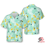 Floral Design Hawaiian Shirt For Unisex Summer Vacation Tropical Style Wear