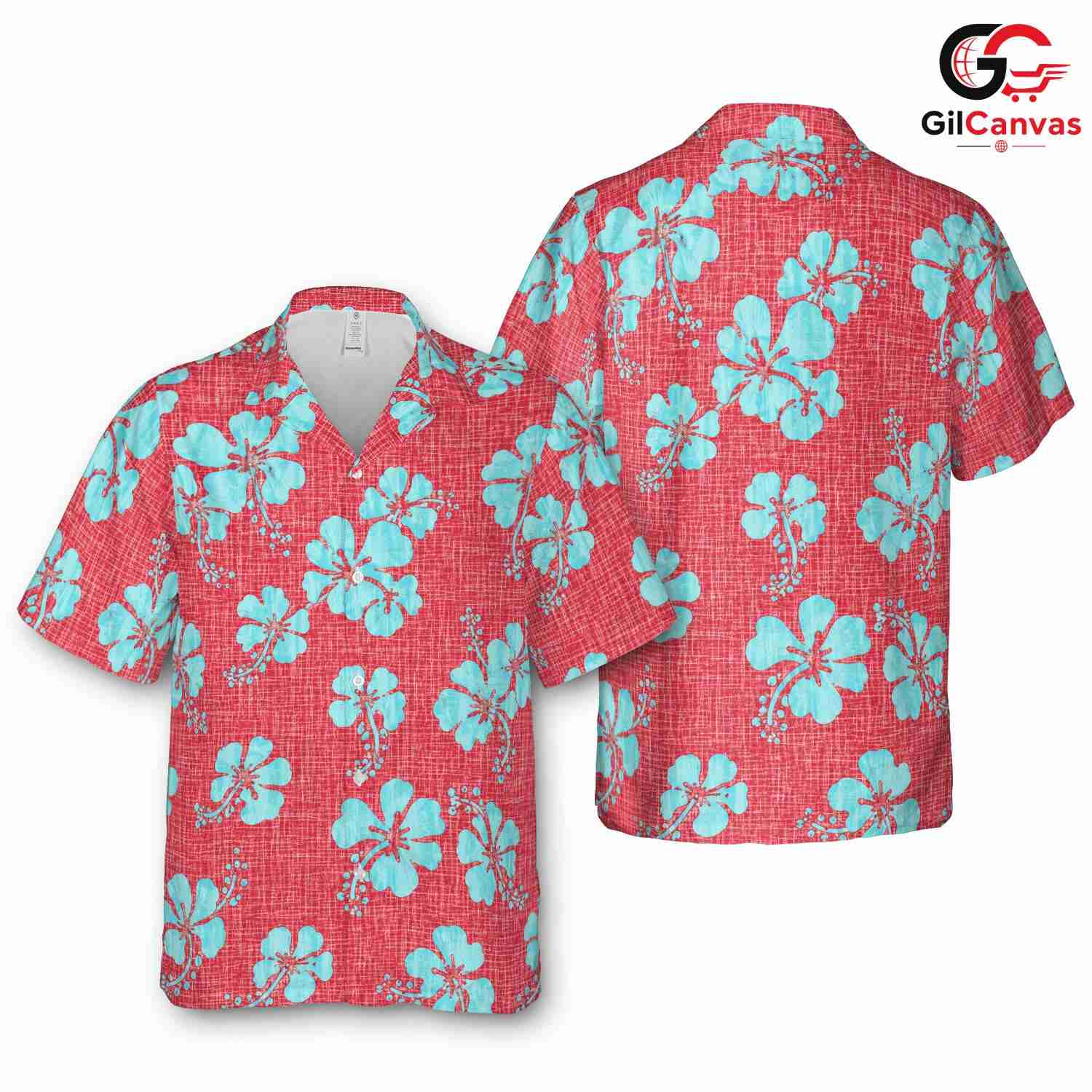 Floral Tropical Hawaiian Shirt, Unisex Beach Outfit for Summer Vacations