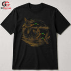 Flying Ducks Wildlife T-Shirt Men Women Outdoor Enthusiast Nature Graphic Tee