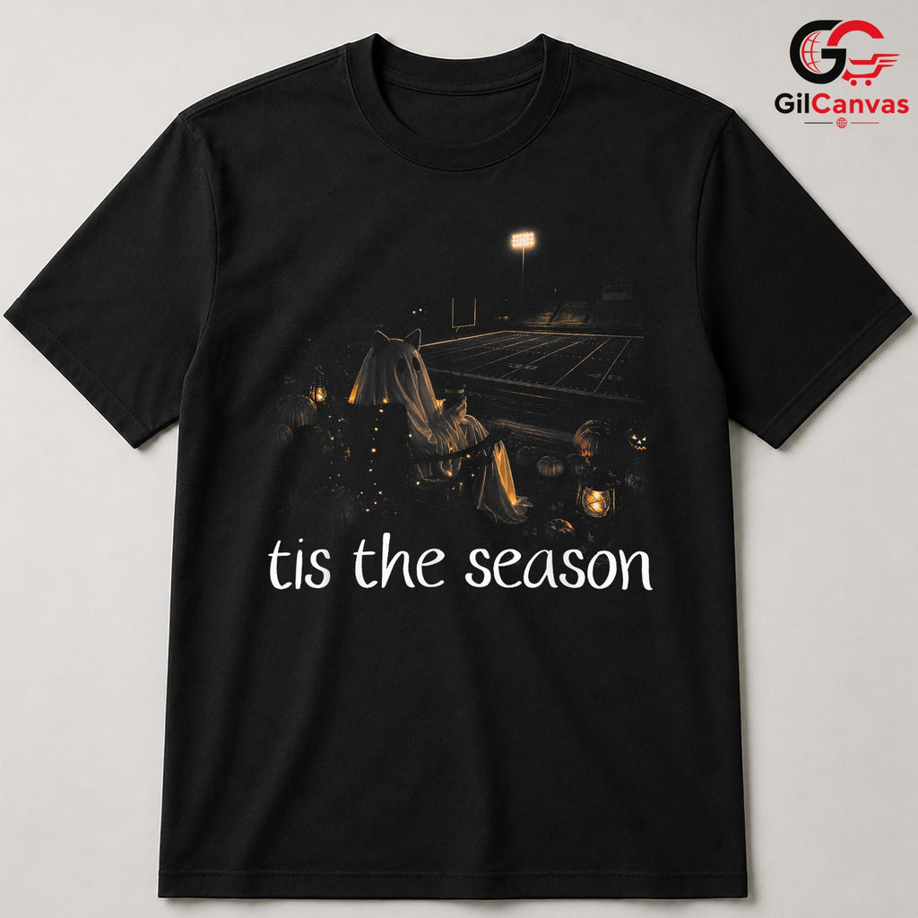 Football Fan Holiday Tee Shirt Unisex Tis The Season Sports Gift For Everyone
