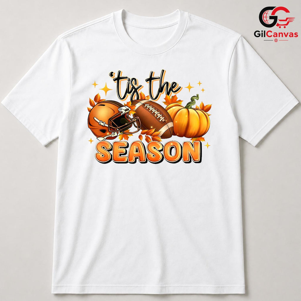 Football Season Fall T-Shirt Unisex Perfect Sports Fan Autumn Celebration Gift