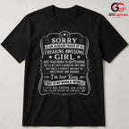 Freaking Awesome Girl Tee Shirt Unisex September Birthday Gift Idea For Women