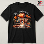 Fully Booked Fall T-Shirt Unisex Perfect Cozy Autumn Reading Gift Bookworms
