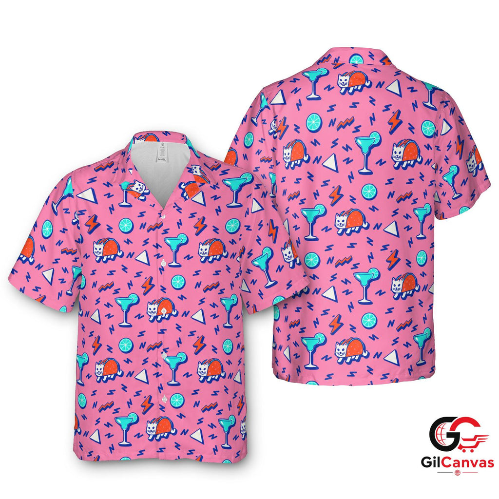 Fun Animal Tee Hawaiian Shirt For Summer Party Unisex Beach Vibes Apparel