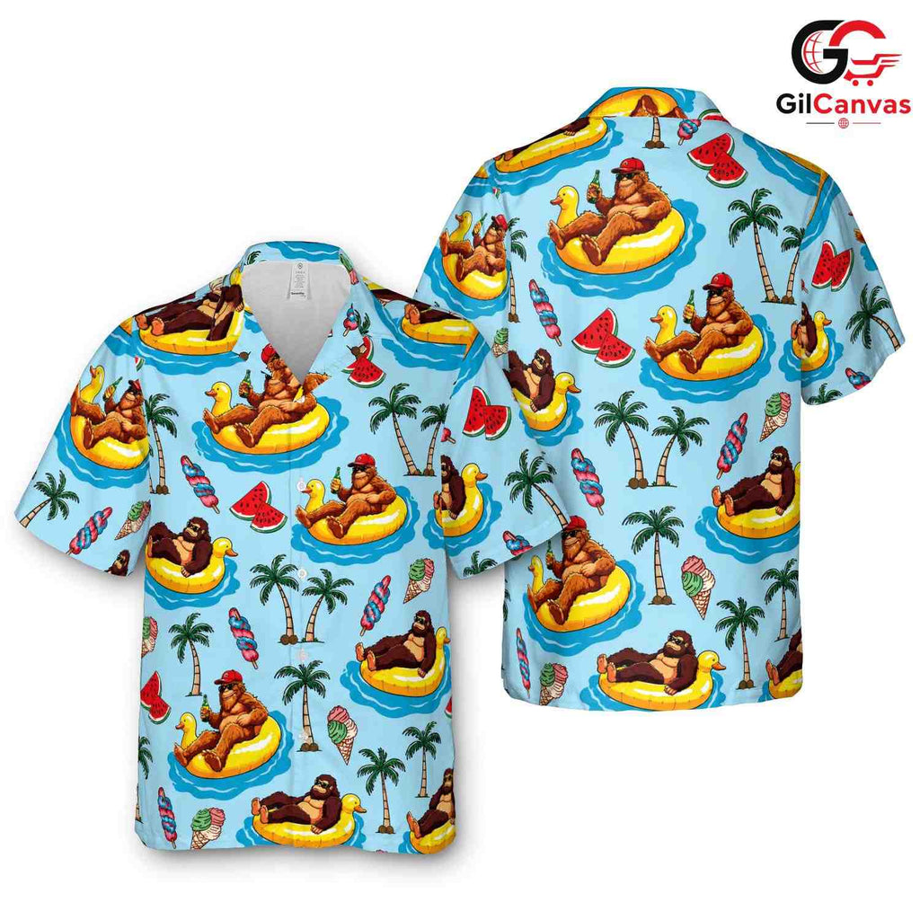 Fun Sloth Relaxed Fit Shirt, Unisex Beachwear for Summer Vacation Trips