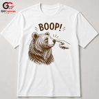 Funny Bear Boop T-Shirt Cute Animal Lover Occasion Gift Men Women Graphic Tee