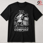 Funny Eco Compost Frog T-Shirt Unisex Gardening Lover Humorous Botanical Graphic