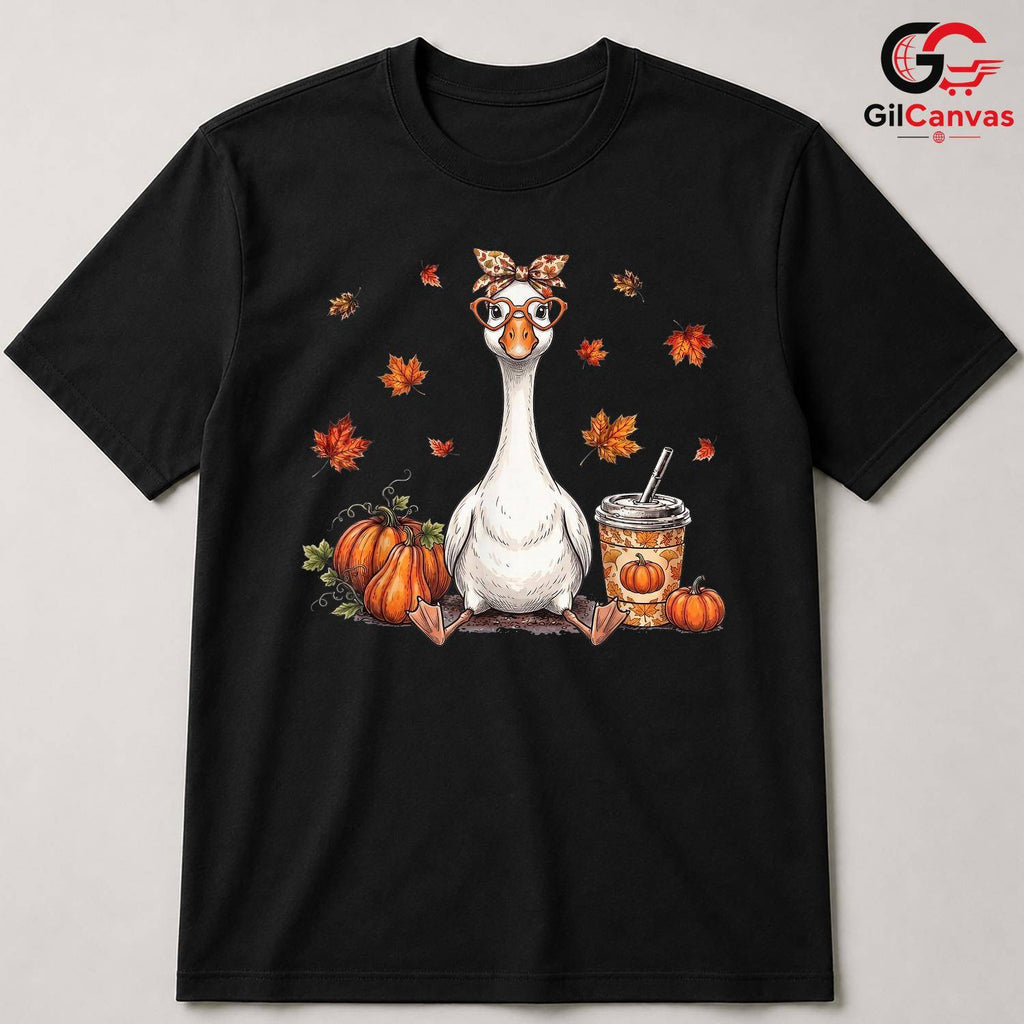 Funny Fall Goose Animal Shirt Unisex Thanksgiving Holiday Gift For All Lovers