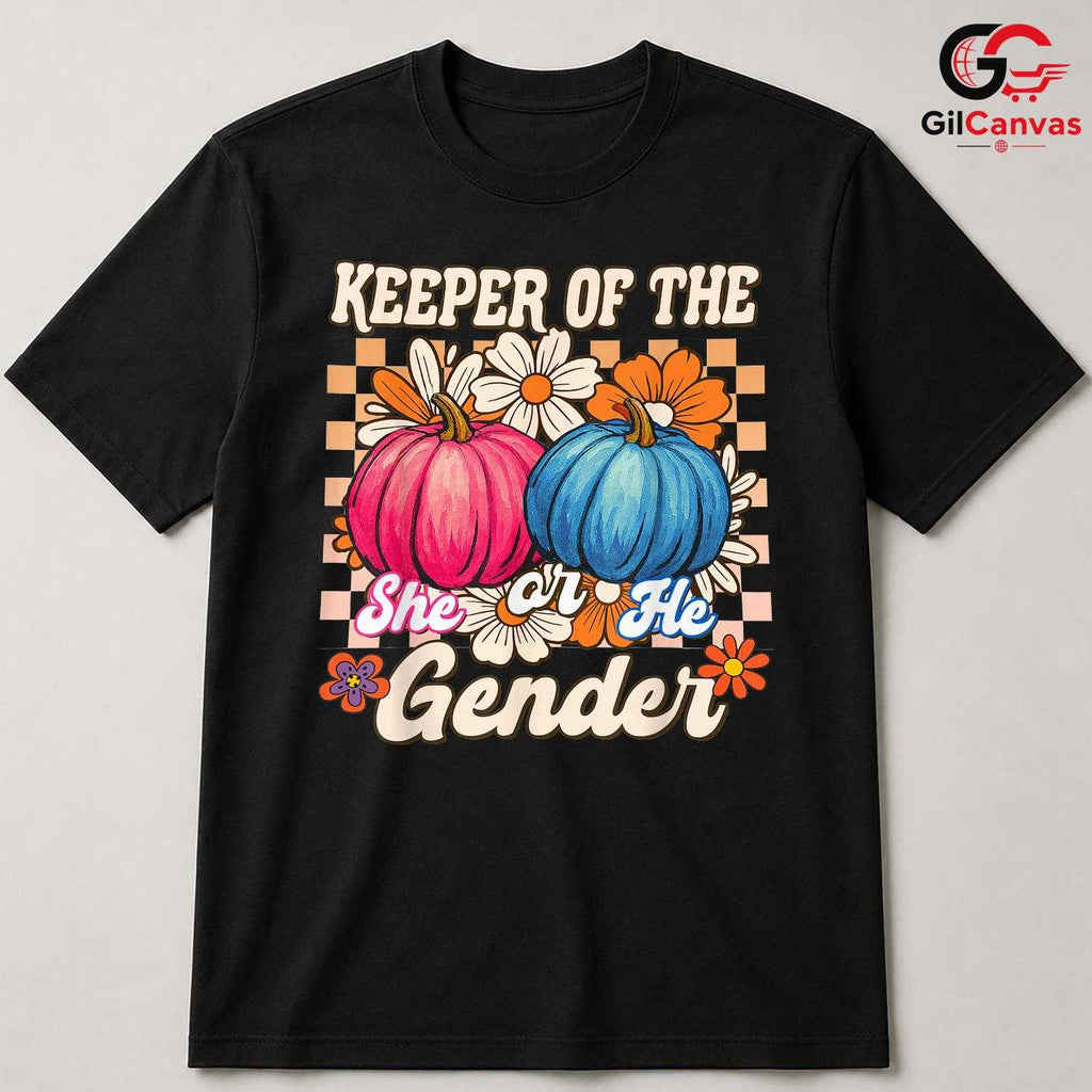 Funny Gender Reveal T-Shirt Unisex Cute Baby Shower Party Event Gift Friends