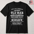 Funny Grumpy Husband Tee Shirt Unisex Awesome Humor Birthday Gift For Men