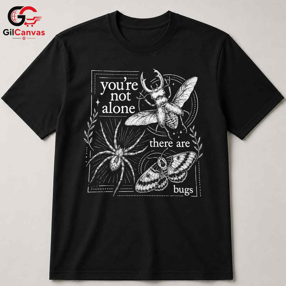 Funny Insect Nature T-Shirt Unisex Spider Moth Lover Entomology Graphic Shirt