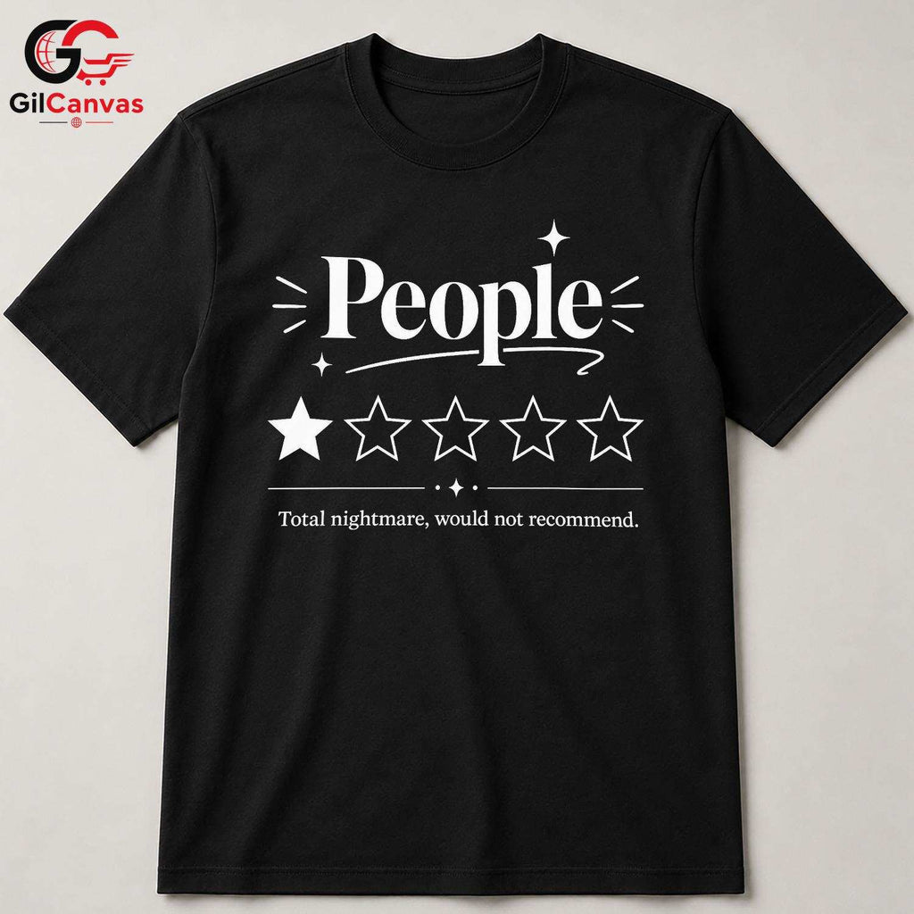 Funny People Review T-Shirt Unisex Halloween Festivities Friends Gag Gift Tee