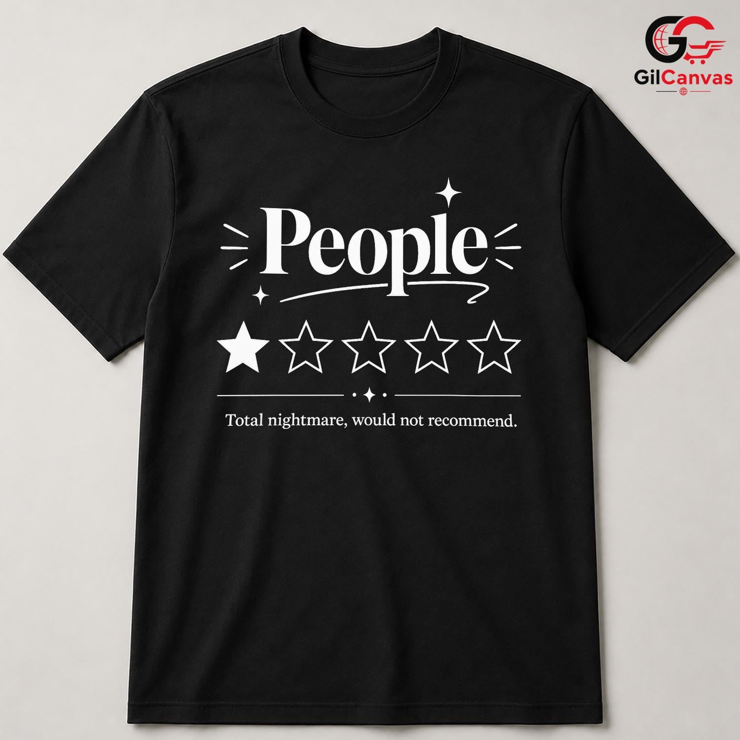 Funny People Review T-Shirt Unisex Halloween Festivities Friends Gag Gift Tee
