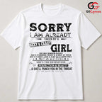 Funny Sorry Birthday Tee Shirt Unisex Cute Humor Gift Idea For Her Women