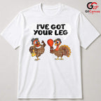 Funny Thanksgiving Turkey T-Shirt Unisex Fall Family Gathering Dinner Gift