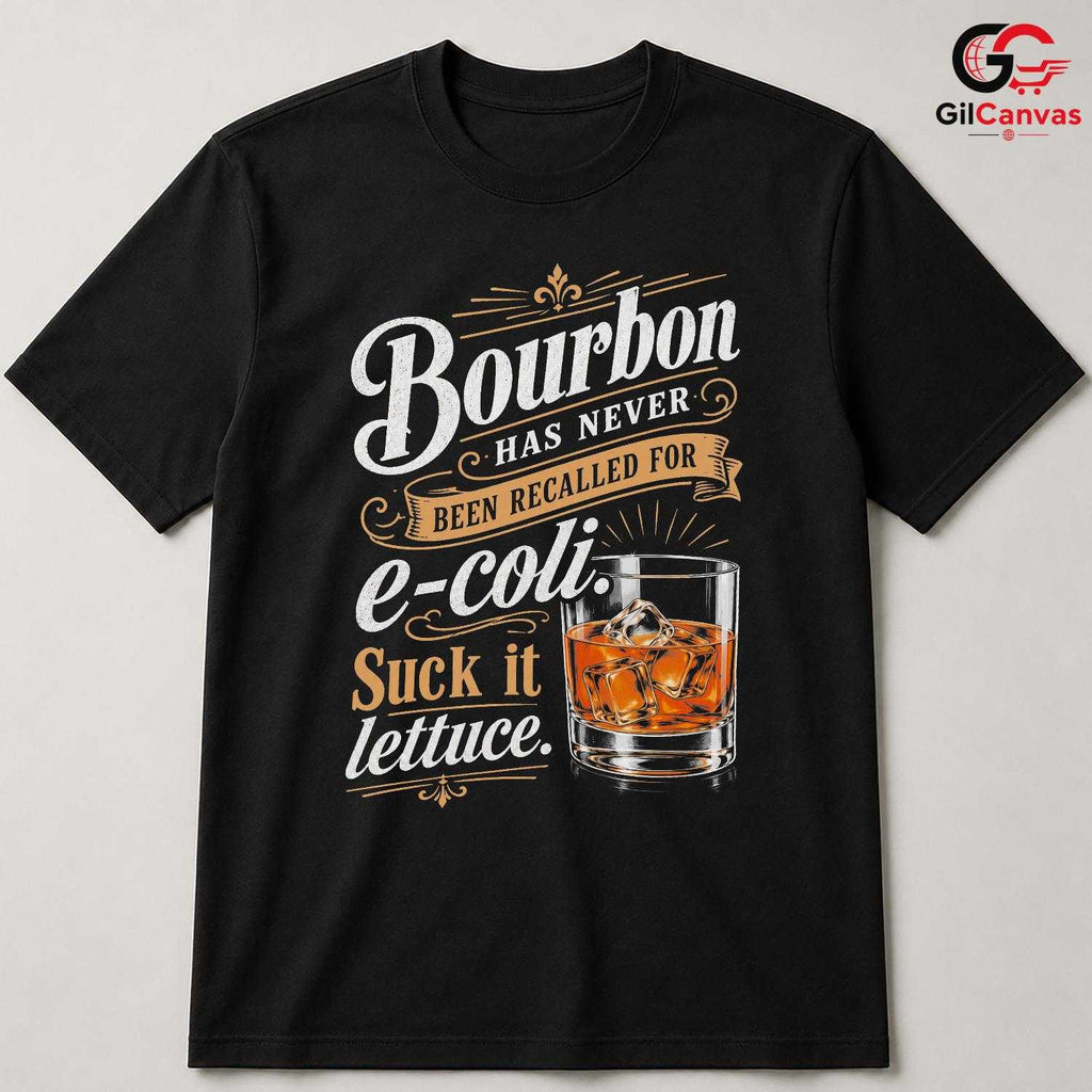 Funny Whiskey Drinker Bar T-Shirt Bourbon Humor Gift Unisex Graphic Apparel Tee