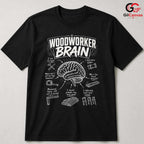 Funny Woodworker Brain T-Shirt Creative Humor Gift Unisex Graphic Apparel Tee