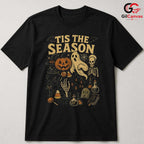 Ghosts Pumpkins Spooky Tee Shirt Unisex Fun Halloween Gift Idea For Adults