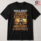 Grumpy Old Man August T-Shirt Unisex Funny Birthday Gift Idea For Him Men