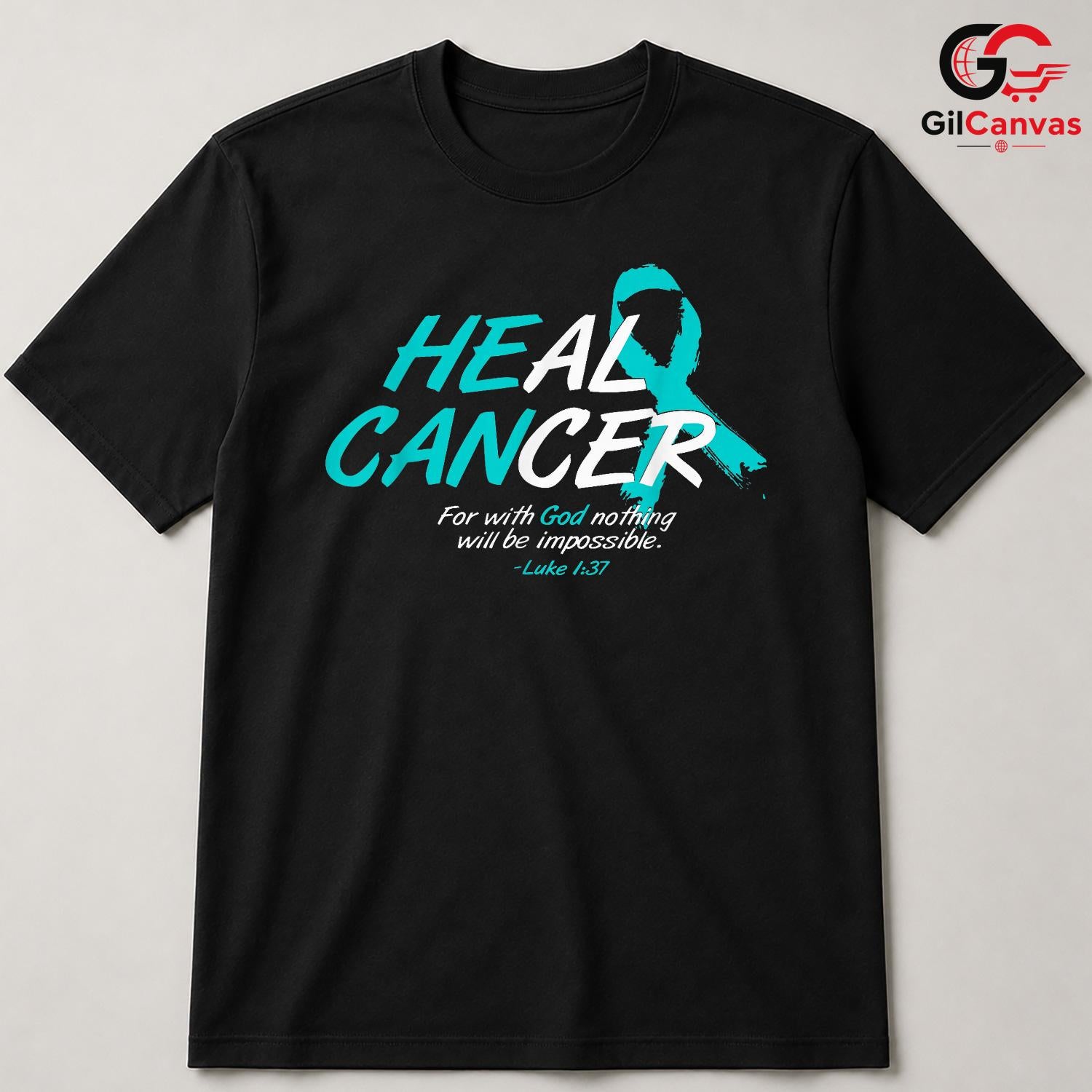 Heal Cancer Awareness Fall Tee Unisex Supporter Hope Healing Gift For All