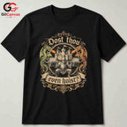 Hoist Gym Fitness T-Shirt Men Women Knight Weightlifting Fun Gift Graphic Tee