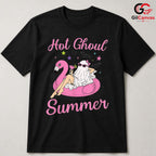Hot Ghoul Summer Party T-Shirt Unisex Spooky Halloween Lover Gift Teens Adults