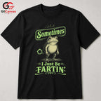 Humorous Nature Frog T-Shirt Men Women Perfect Casual Wear Animal Graphic Shirt