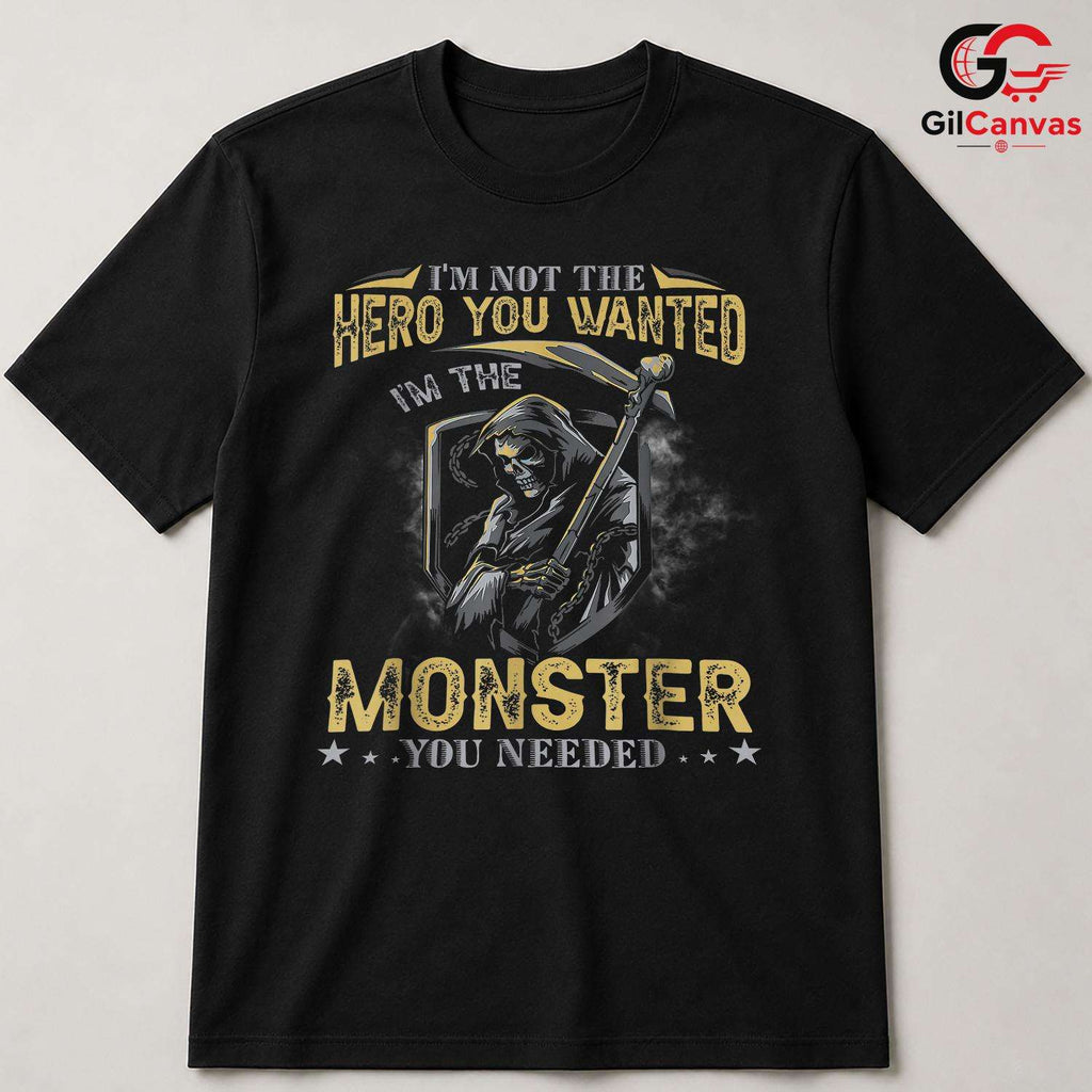 I Am The Monster Funny Tee Shirt Unisex Spooky Halloween Party Gift For Adults