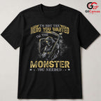I Am The Monster Funny Tee Shirt Unisex Spooky Halloween Party Gift For Adults