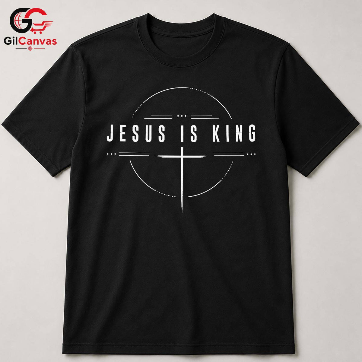Jesus King Christian Faith Tee Unisex Everyday Spiritual Style Religious T-Shirt