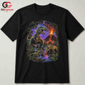 Kids Dinosaur Graphic T-Shirt Rex Triceratops Adventure Lover Boys Girls Tee