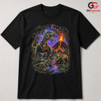 Kids Dinosaur Graphic T-Shirt Rex Triceratops Adventure Lover Boys Girls Tee