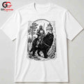 Knight Black Cat T-Shirt Unisex Fantasy Art Adventure Lover Graphic Fun Tee