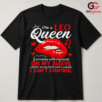 Leo Queen Astrology Tee Shirt Unisex Event Birthday Gift Idea For Women