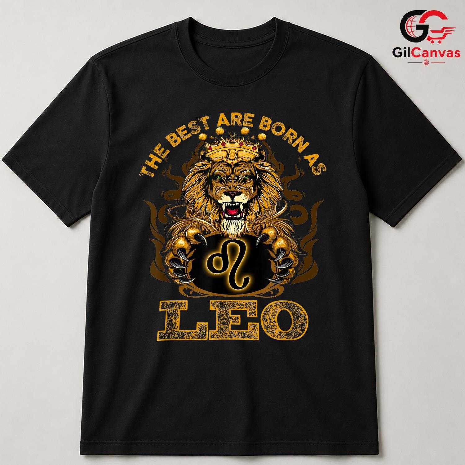 Leo Zodiac Lover Tee Shirt Unisex Astrology Birthday Gift Idea For Him Her